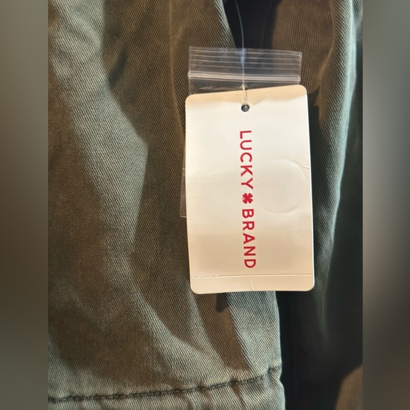 New $99 LUCKY BRAND Utility Jacket coat Medium Olive Night NWT - Picture 7 of 9